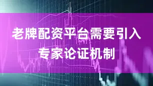老牌配资平台需要引入专家论证机制