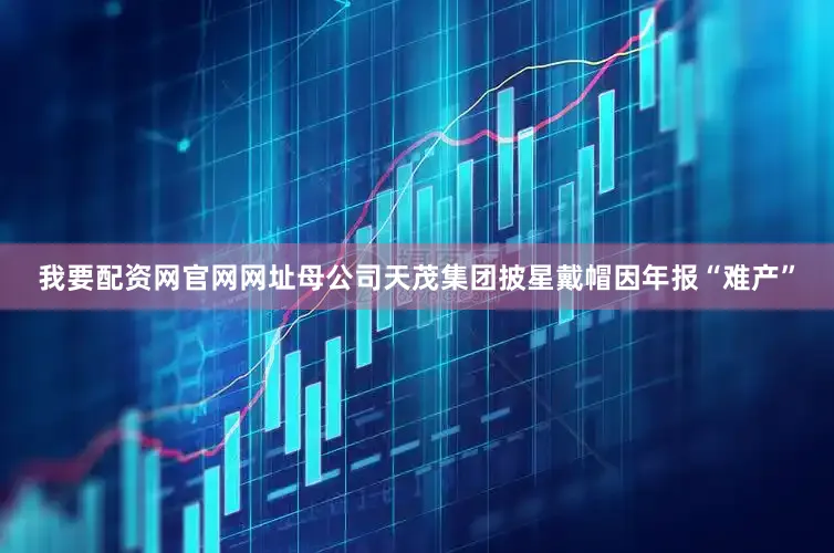 我要配资网官网网址　　母公司天茂集团披星戴帽　　因年报“难产”