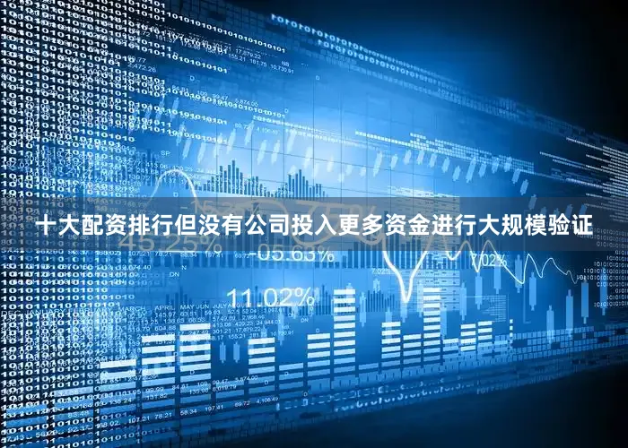 十大配资排行但没有公司投入更多资金进行大规模验证
